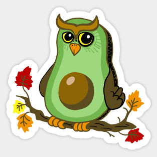 Owlvocado Sticker